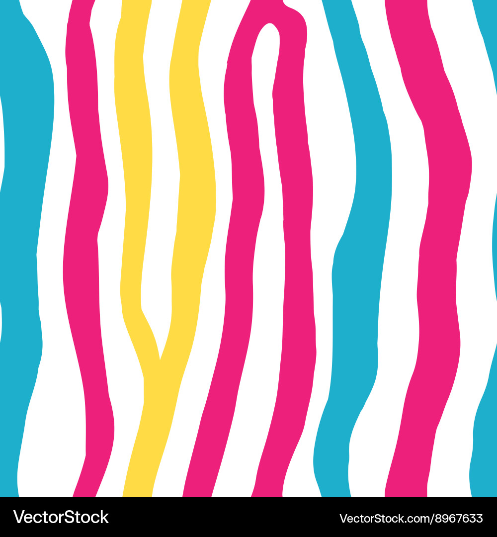 Zebra Print Seamless Pattern vector image