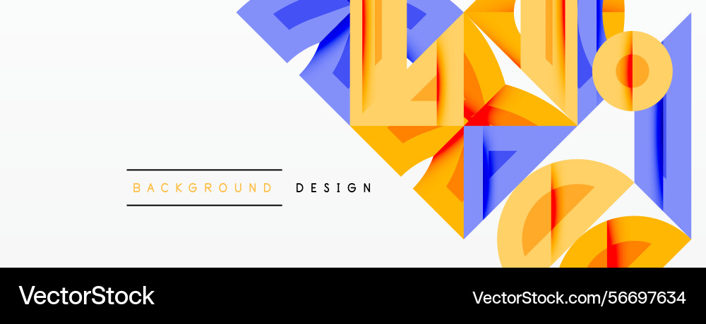 Abstract geometric shapes overlap creating Abstract geometric shapes overlap creating vector image