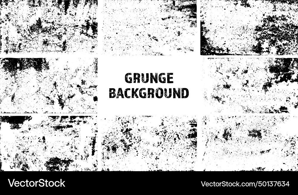 Concrete Grunge Texture Overlay vector image