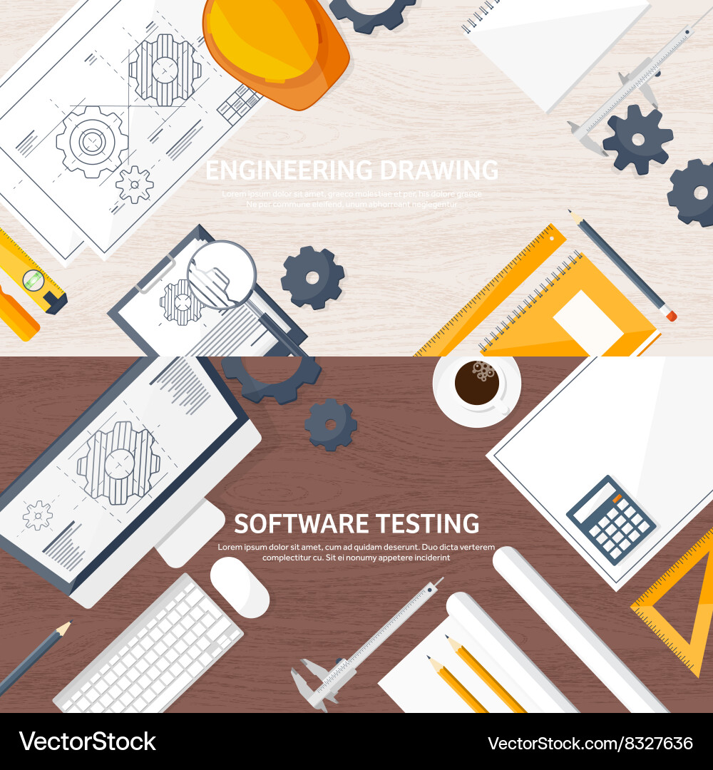 Engineering and architecture Vector Image