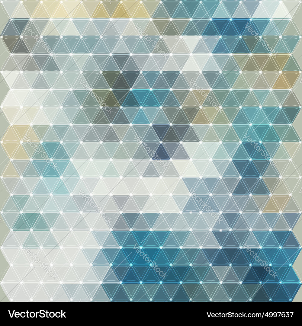 Abstract triangles background for design Vector Image