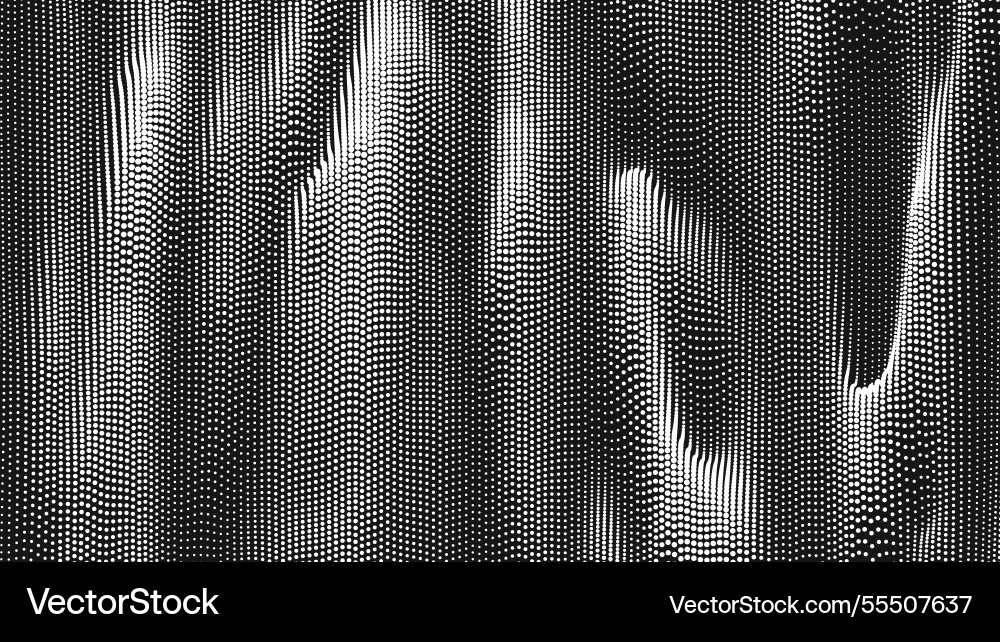 Point wave vertical threads texture abstract dot Point wave vertical threads texture abstract dot vector image