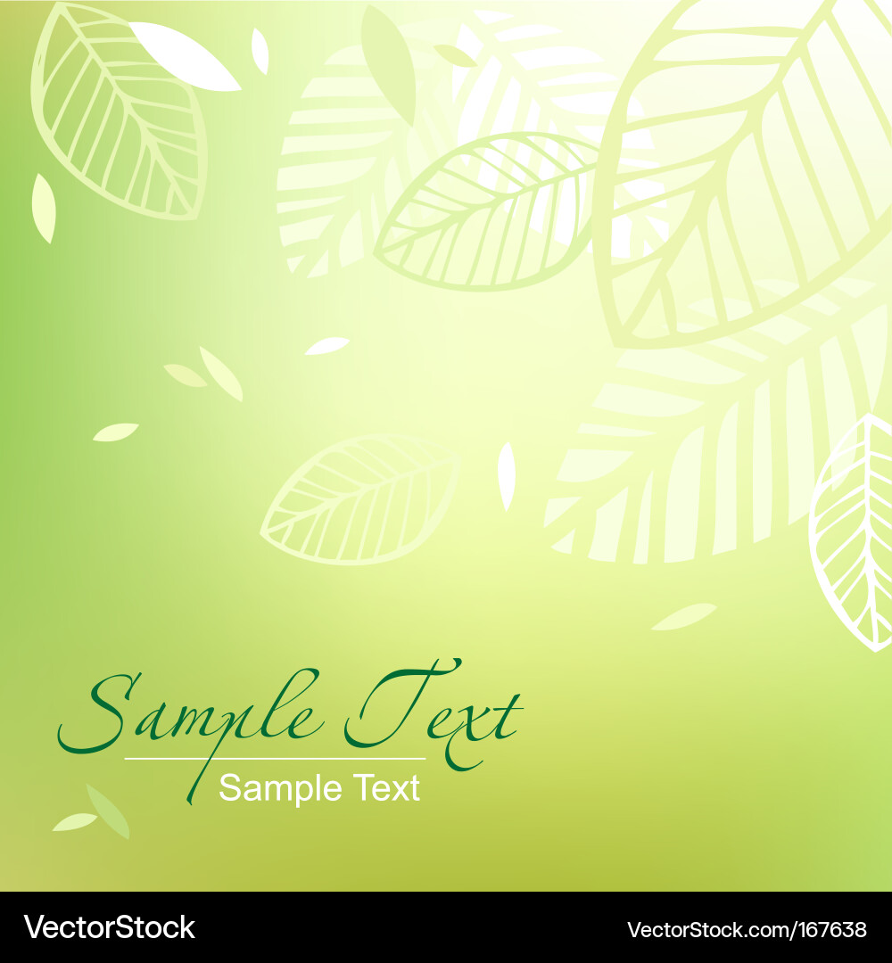 Fresh background Royalty Free Vector Image - VectorStock