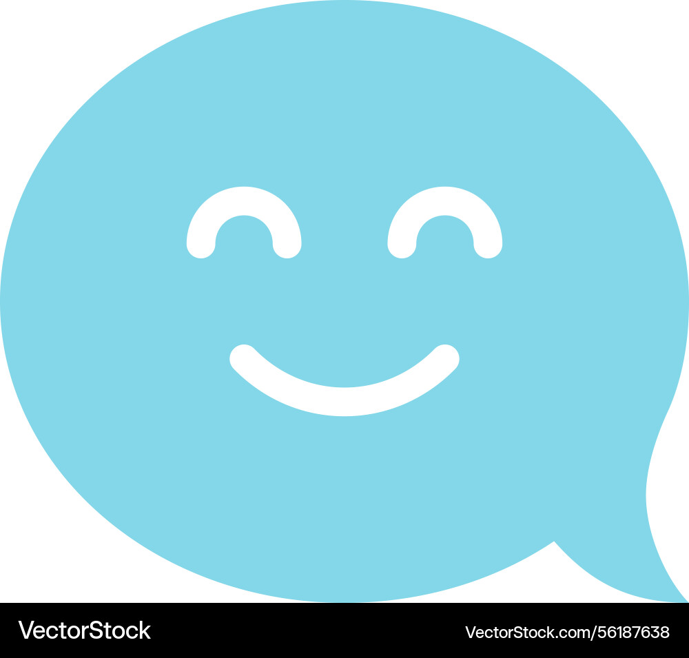 Message bubble flat web icon concept Message bubble flat web icon concept vector image
