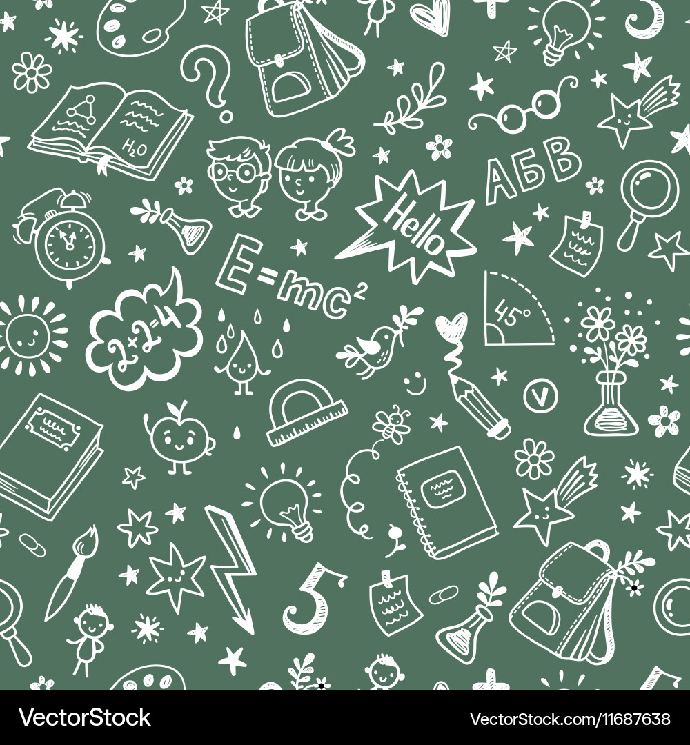 School Supplies & Learning Vector Image