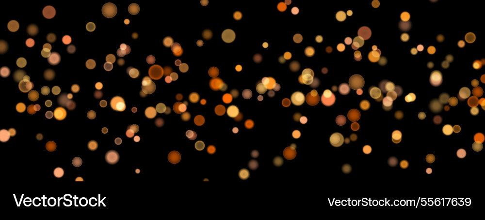 Abstract color shining bokeh isolated Vector Image