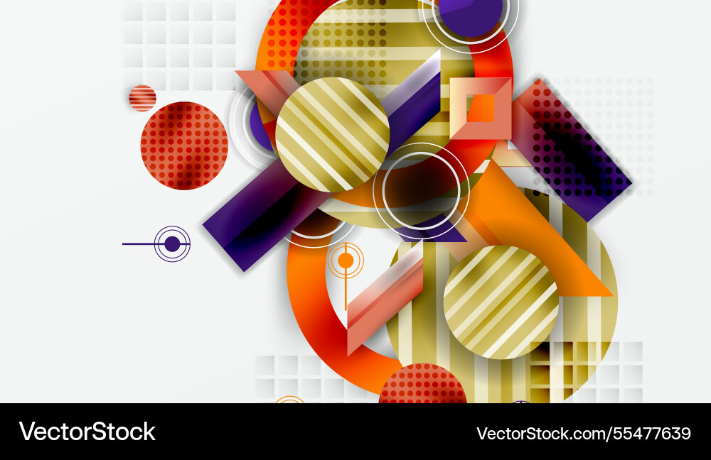 Dynamic complex geometric abstract background Dynamic complex geometric abstract background vector image