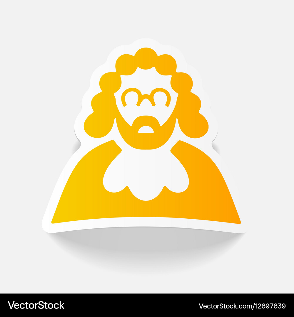 Realistic design element judge Vector Image