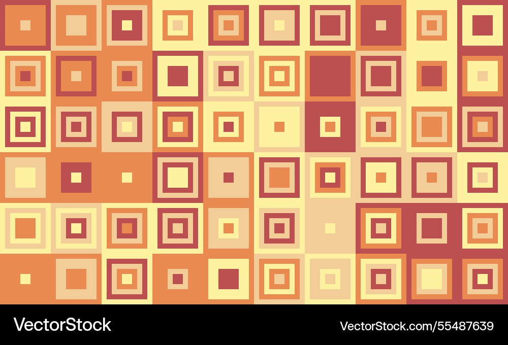 Symmetrical cube design with soft colours perfect vector image