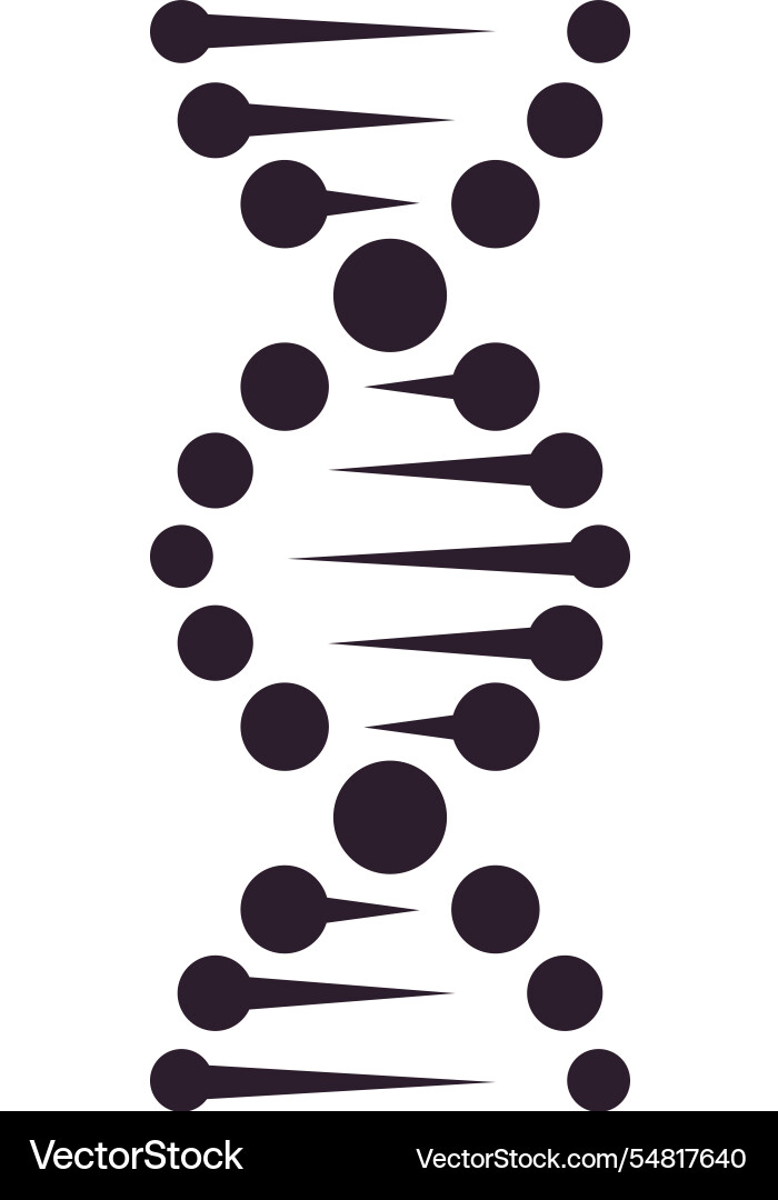 Dna helix rotating and forming a double Dna helix rotating and forming a double vector image