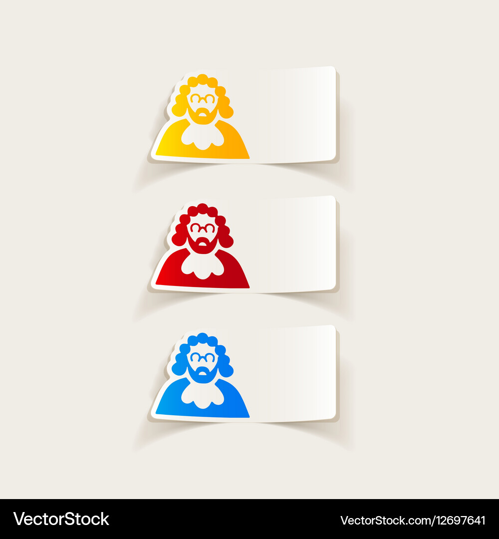 Realistic design element judge Vector Image