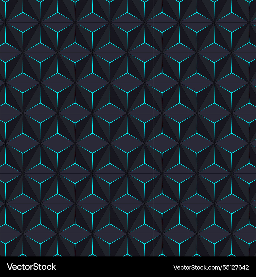Abstract geometric pattern of interlocking cubes Abstract geometric pattern of interlocking cubes vector image