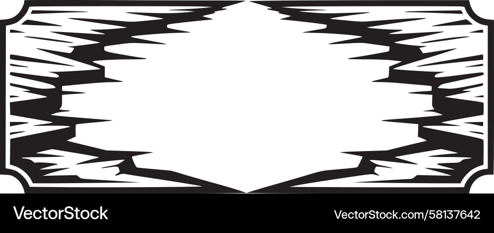 Dynamic Geometric Burst Frame Vector Image