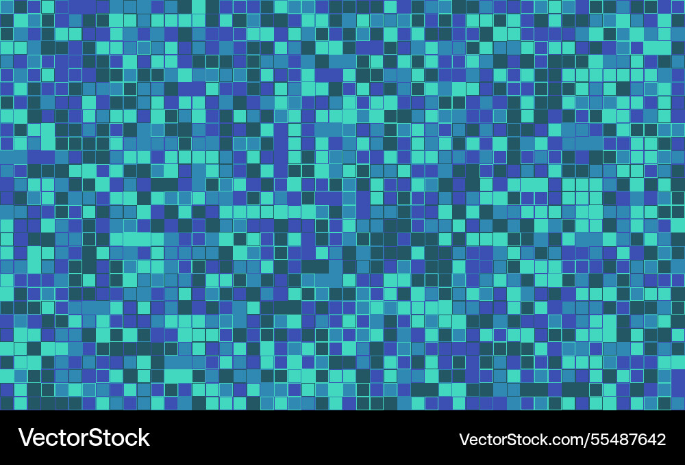 Textured cube pattern with colourful tiles Textured cube pattern with colourful tiles Vector Image