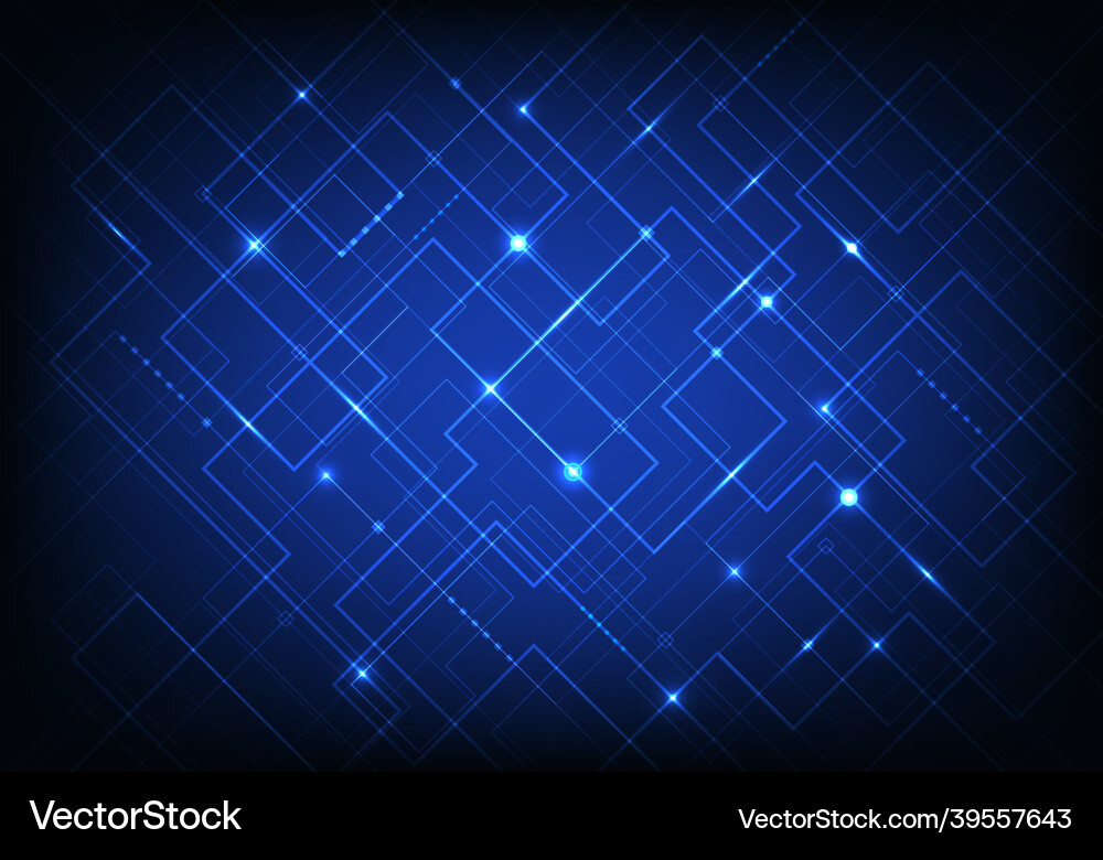 Abstract blue line grid pattern with light Abstract blue line grid pattern with light vector image