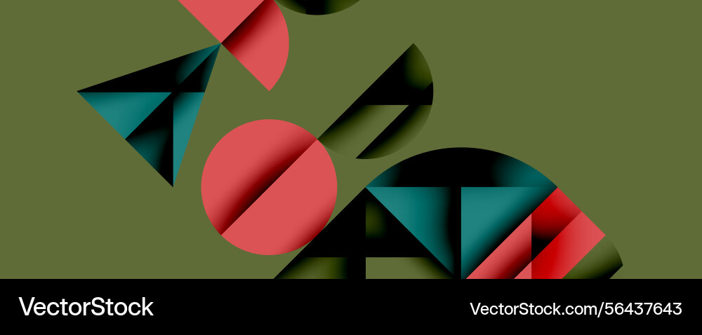 Abstract geometric shapes overlap creating Abstract geometric shapes overlap creating vector image