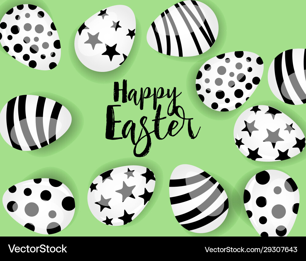 Happy easter background Happy easter background vector image