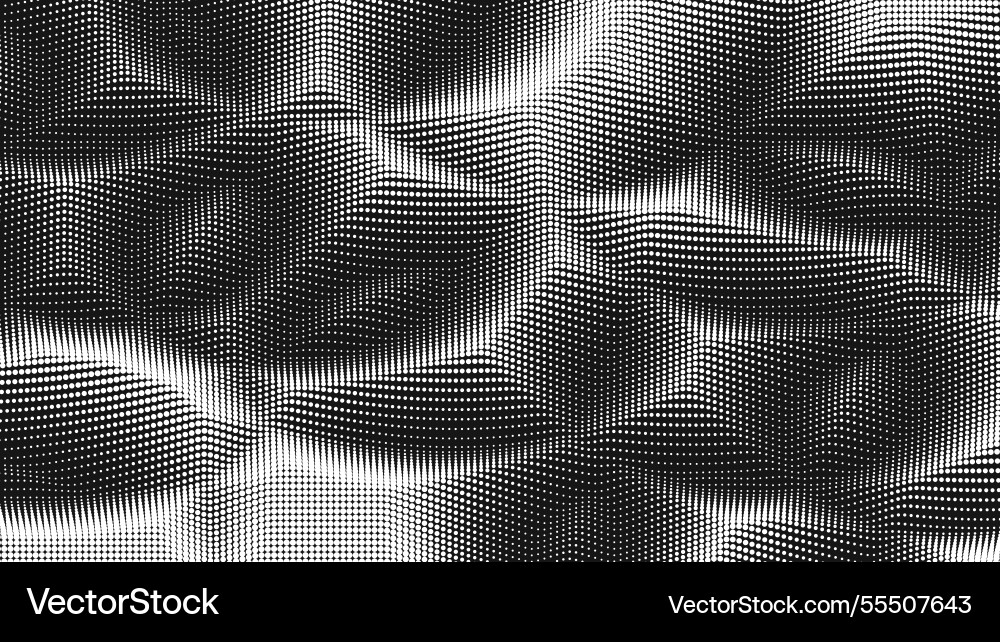 Point wave noise texture abstract dot background Vector Image