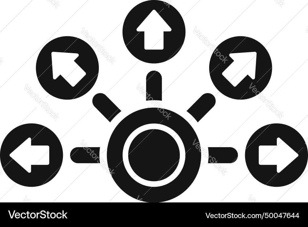 Choice pointer icon simple online index Choice pointer icon simple online index vector image