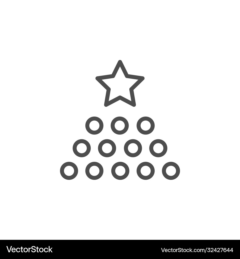 Rate Level Icon - Performance Chart vector image