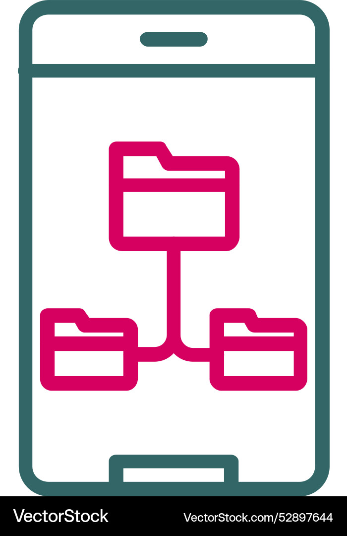 Root directory icon design Vector Image