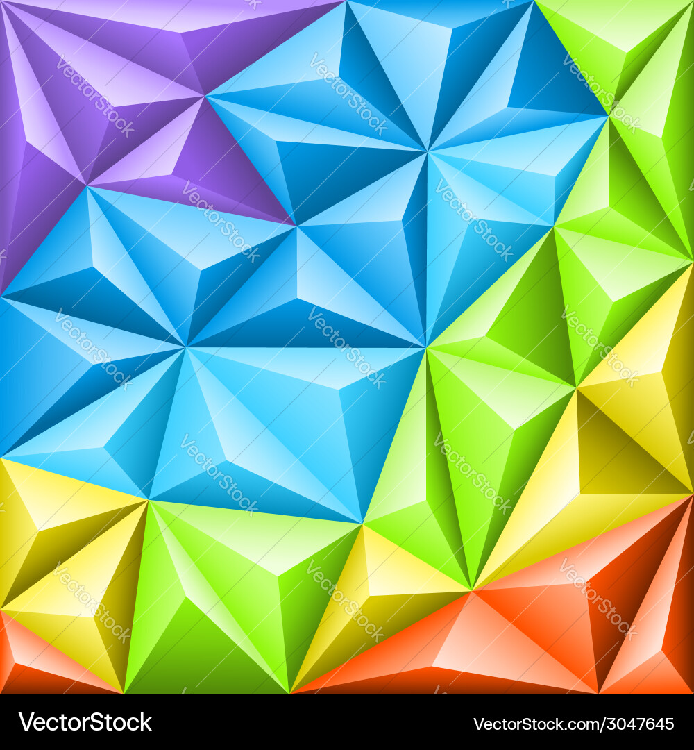 Abstract mosaic pattern vector image