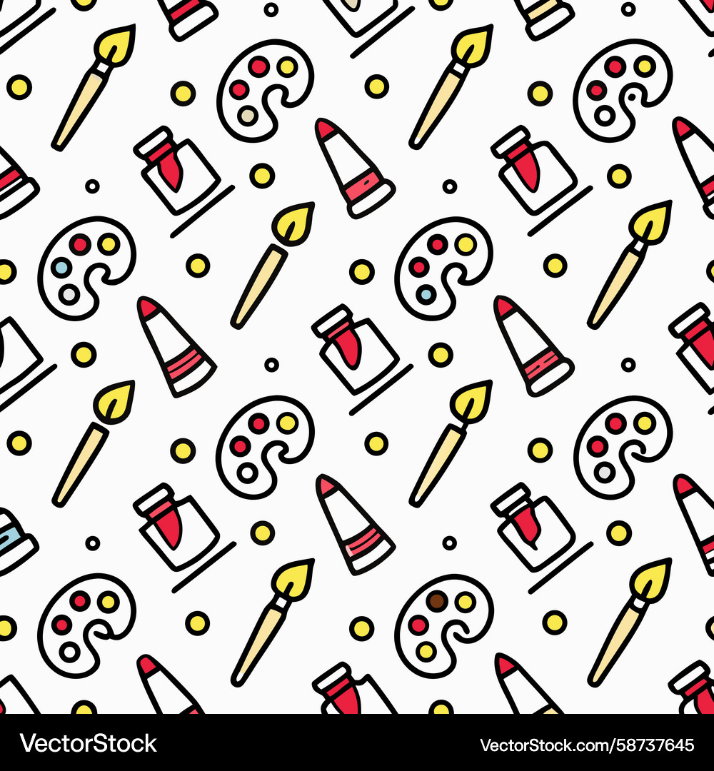 Art & Color Pattern Vector Image