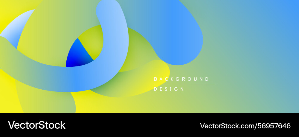 Abstract fluid shapes overlap creating vibrant Abstract fluid shapes overlap creating vibrant vector image
