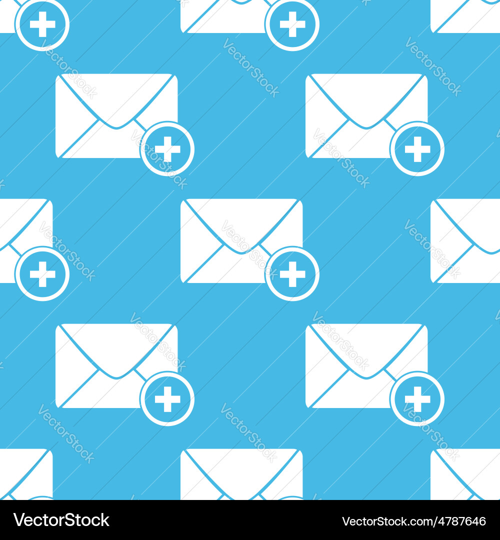 Add letter pattern Vector Image