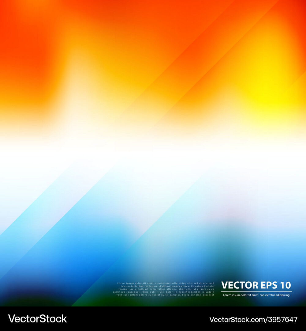 Abstract Color Lines Background Vector Image