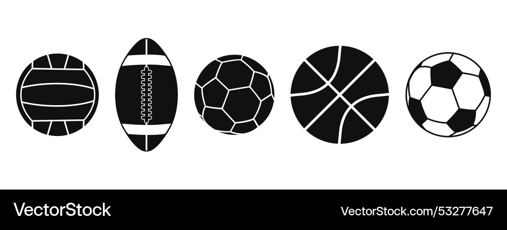 Sports ball vector image