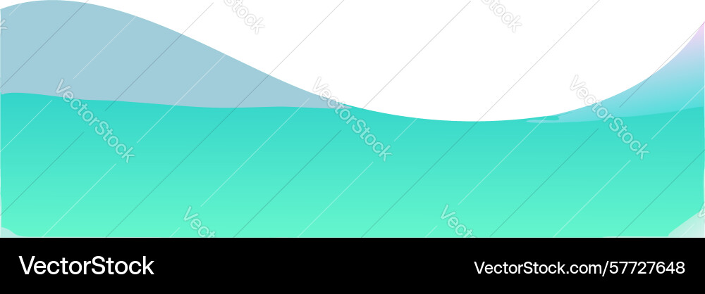 Abstract smooth fluid shape wave-like minimalist vector image