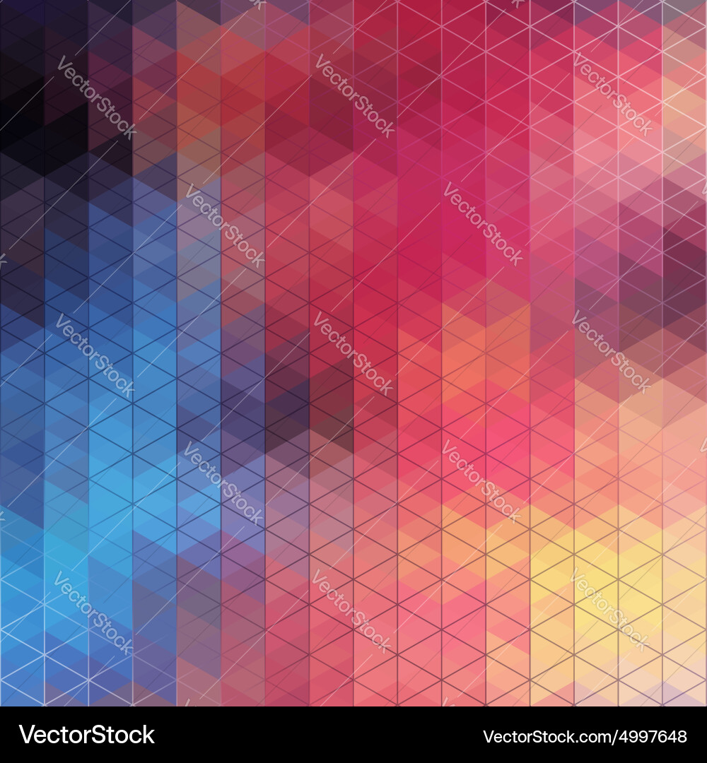 Abstract triangles background for design vector image