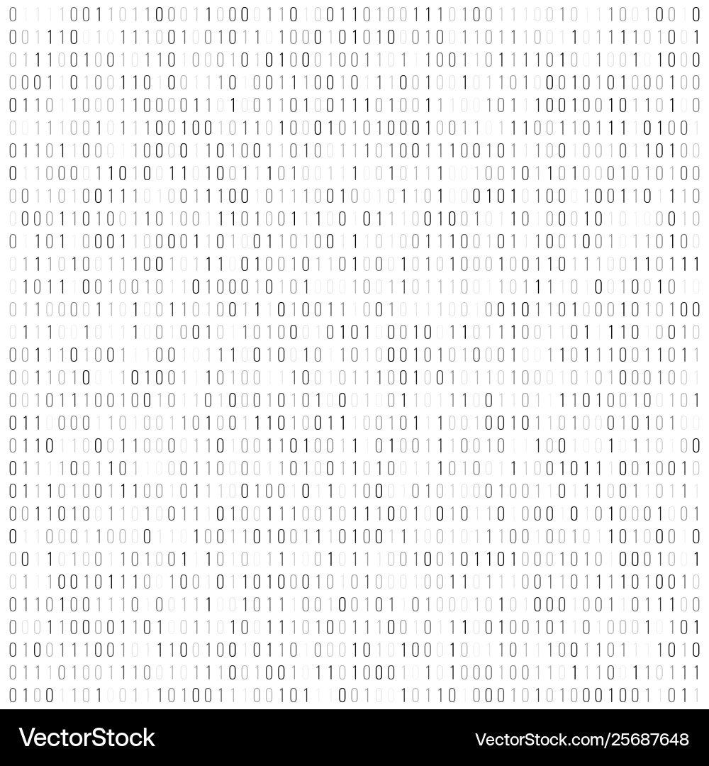 Binary code digital technology background Binary code digital technology background vector image