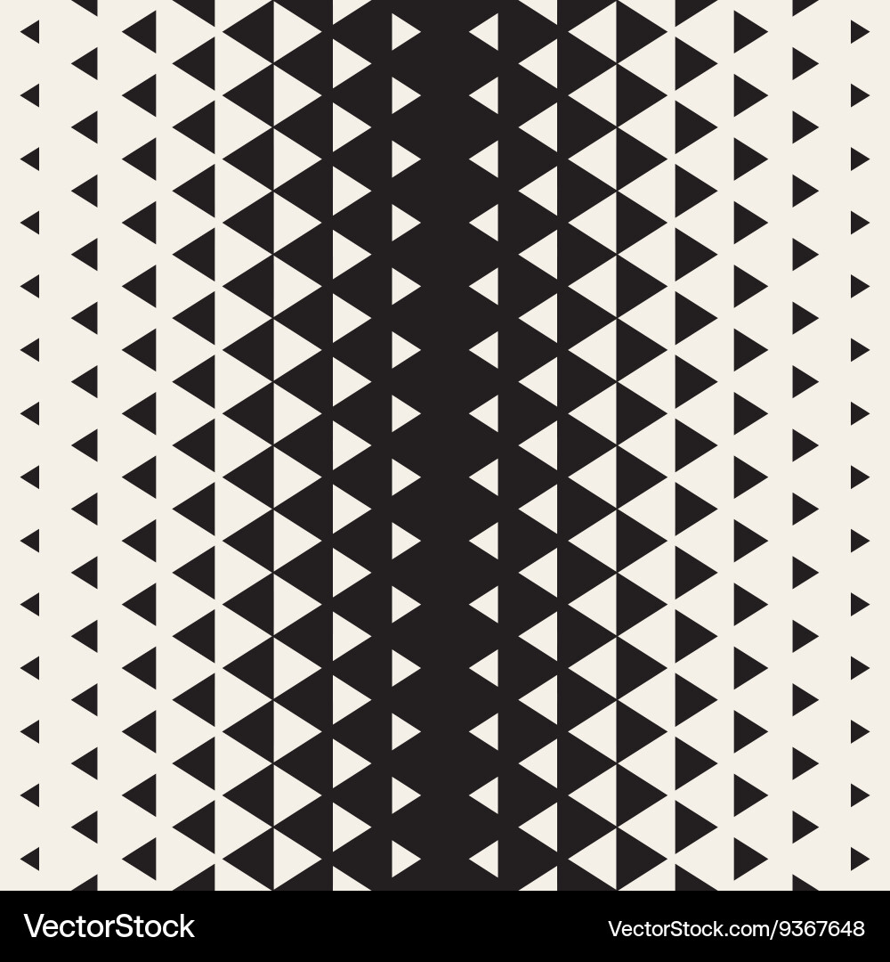 Geometric Halftone Triangle Pattern vector image