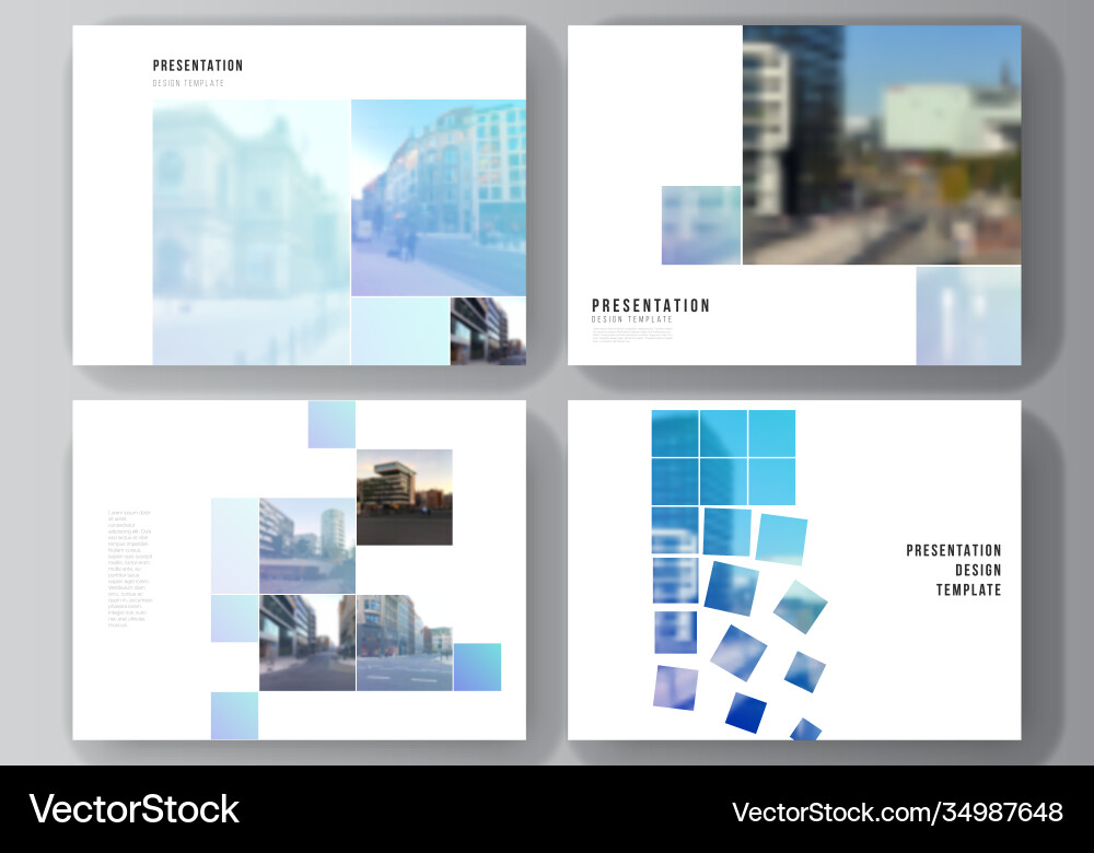 Layout presentation slides design Layout presentation slides design vector image