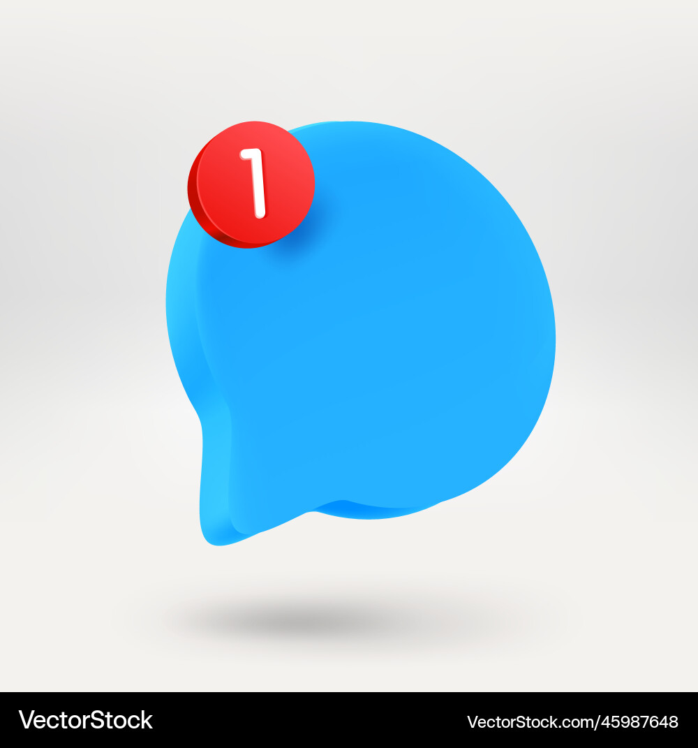 Mobile or web application icon with new message Mobile or web application icon with new message vector image
