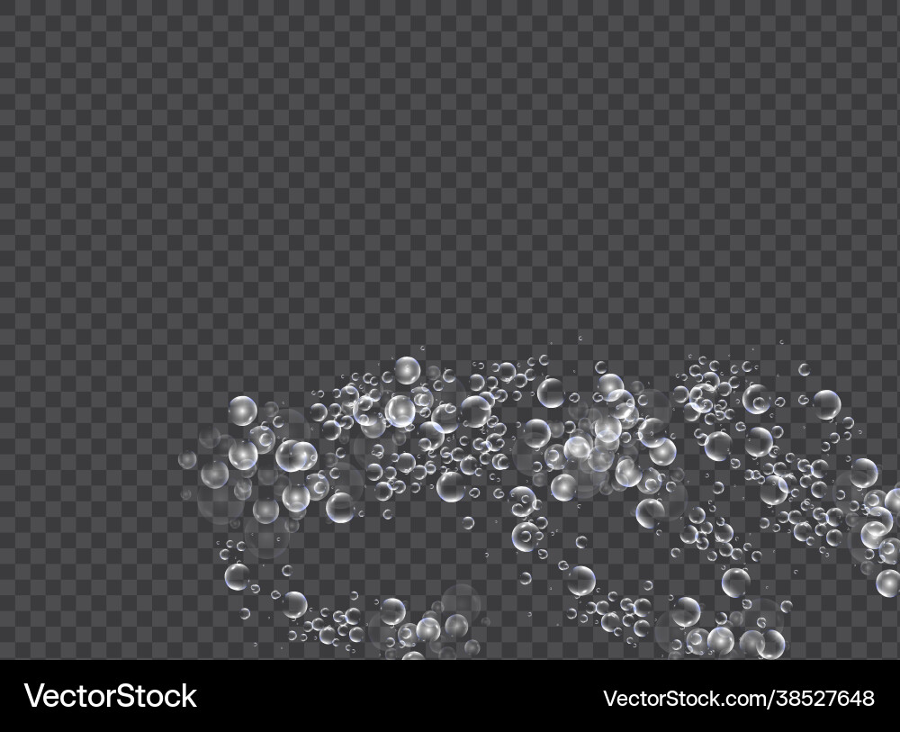 Set realistic colorful soap bubbles to create Set realistic colorful soap bubbles to create vector image