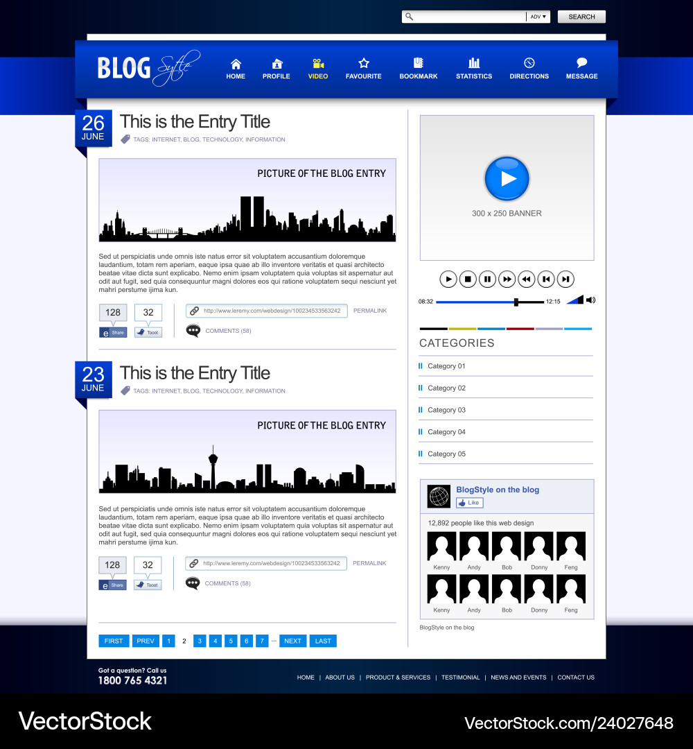 Web design website element template Web design website element template vector image