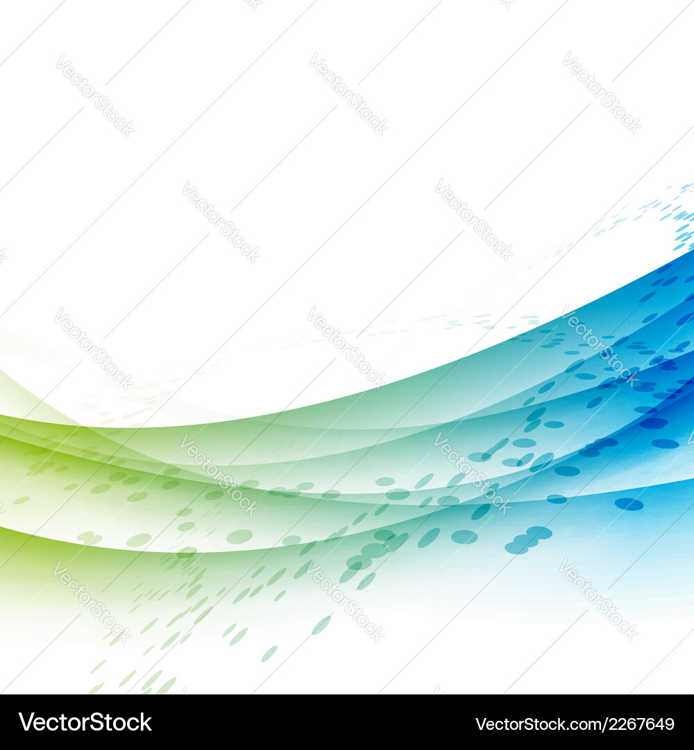 Dynamic Wave Background Vector Image