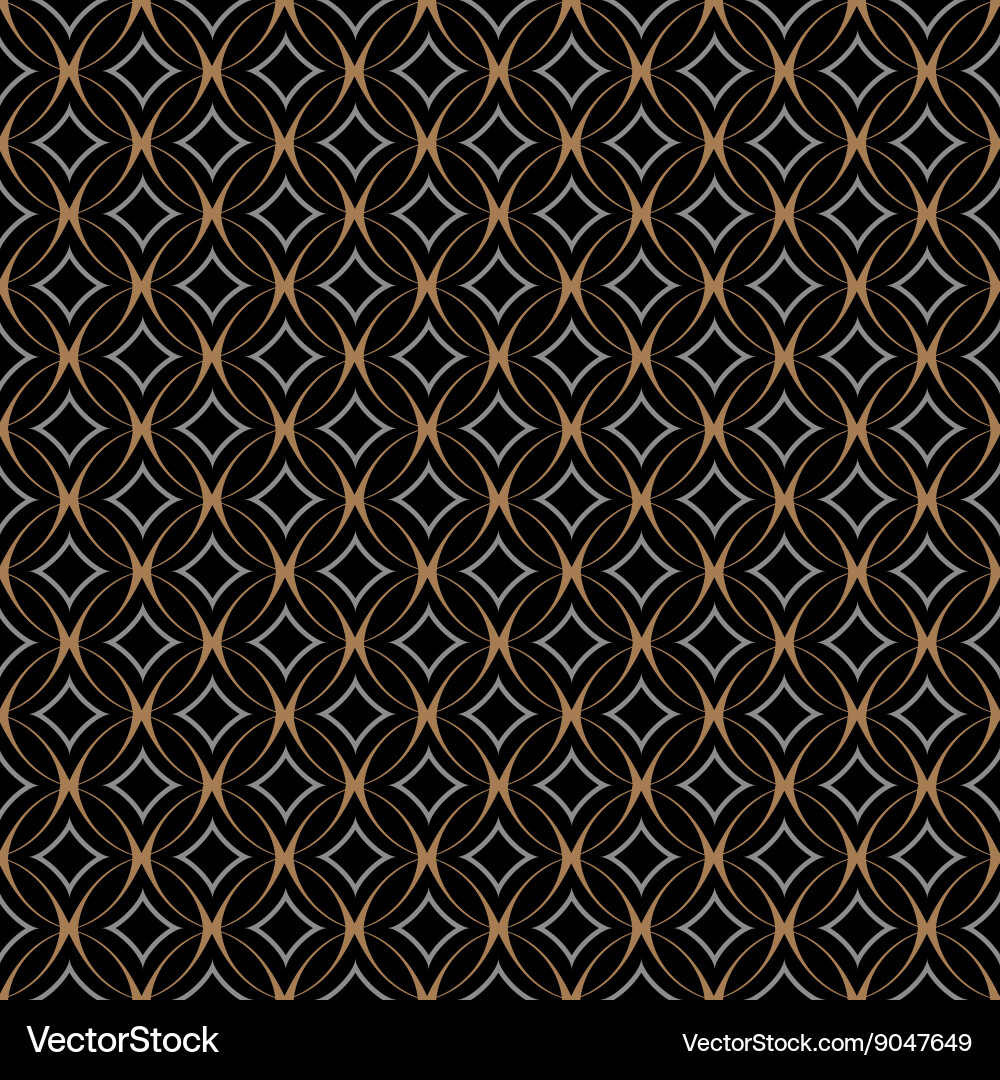 Retro Circular Lattice Pattern vector image
