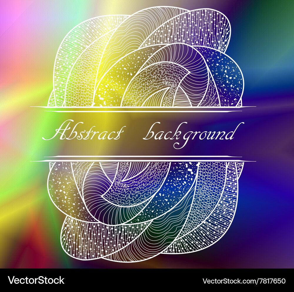 Abstract colorful background with pattern Vector Image