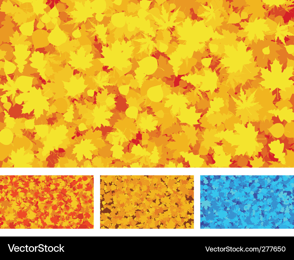 Autumn Leaf Background Vector Image