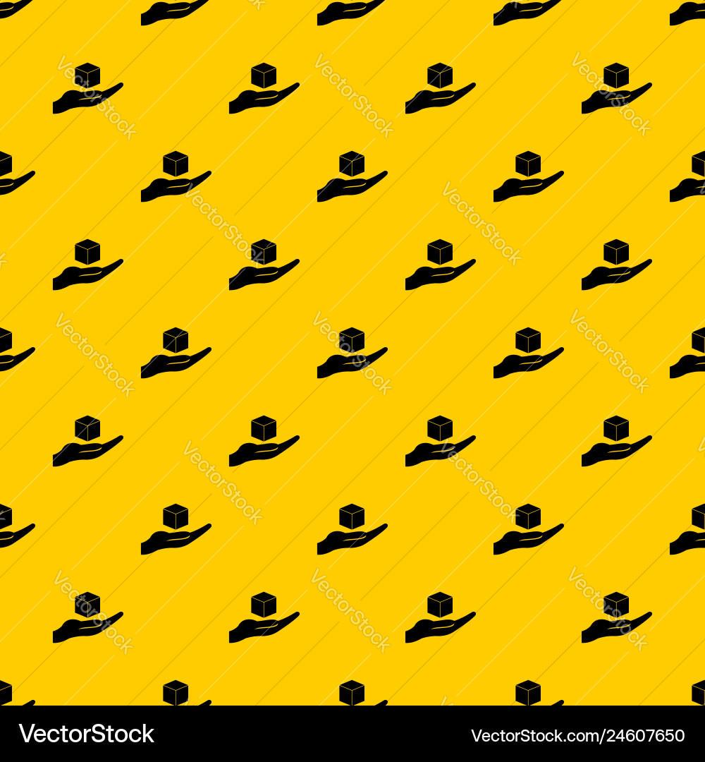 Cube 3d model pattern Cube 3d model pattern vector image