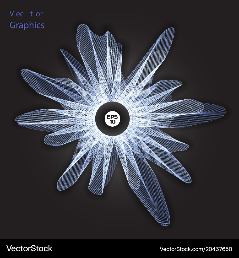 Dynamic Waveform Pattern vector image