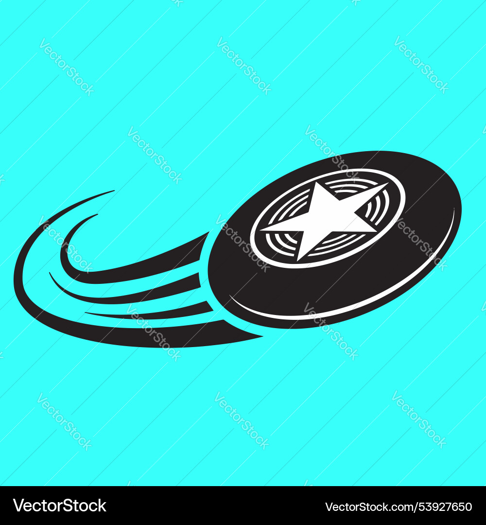 Frisbee icon artwork Frisbee icon artwork vector image