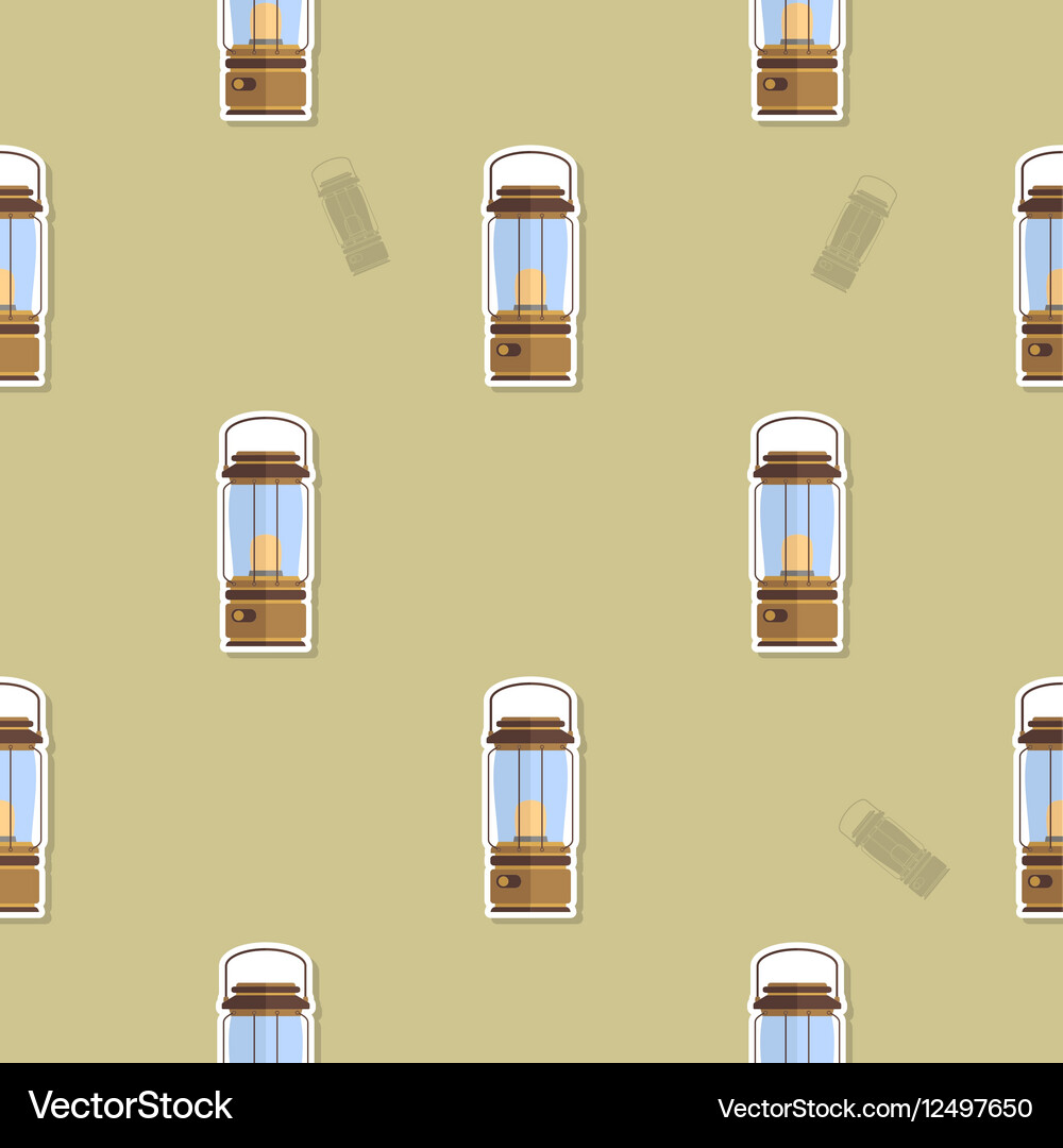 Seamless pattern with lanterns Vector Image