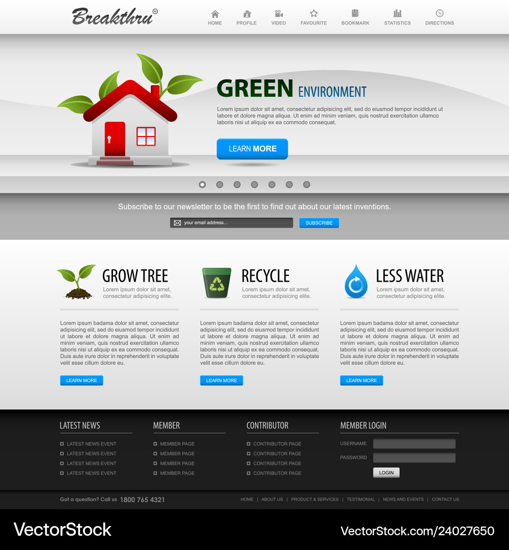 Web design website element template Web design website element template vector image