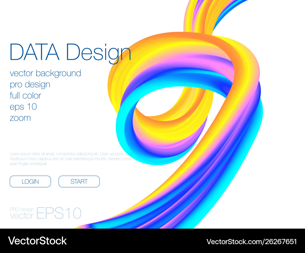 Abstract blend background template for web site Vector Image