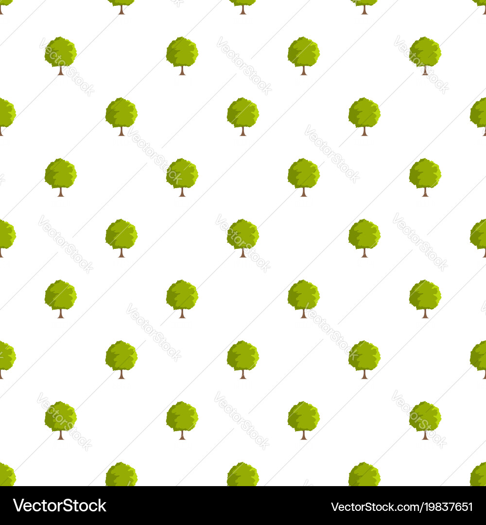 Beech tree pattern seamless vector image